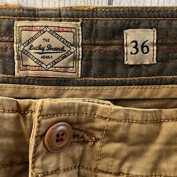 Lucky Brand shorts. Khaki - Picture 3 of 5